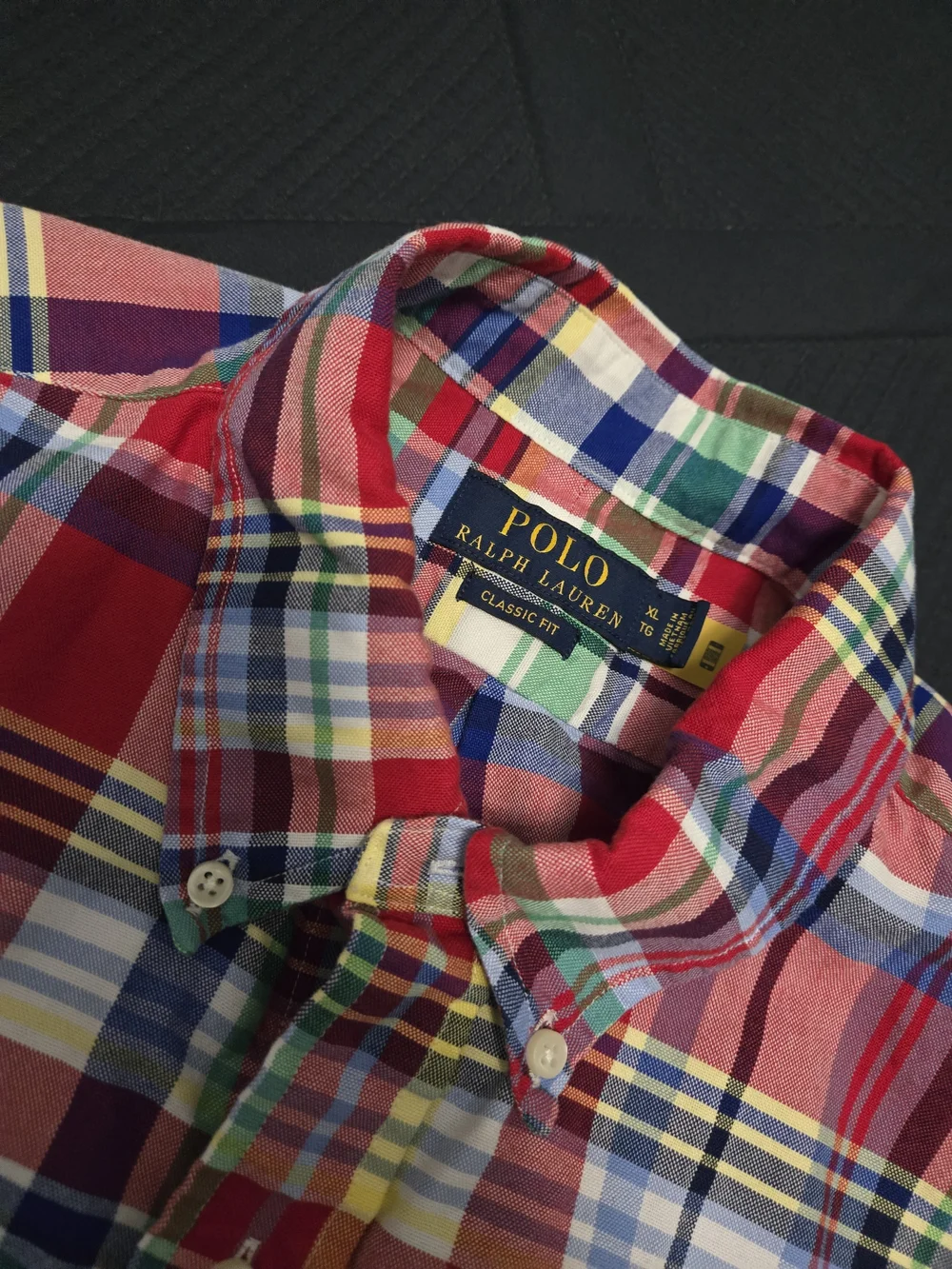 Polo by Ralph Lauren Red Multi Plaid Button-Down Shirt